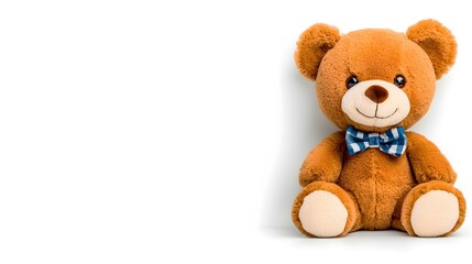Obraz premium Adorable Teddy Bear with Bow Tie