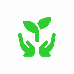 nature care icon sign vector