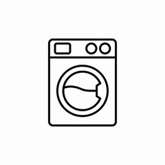 washing machine icon sign vector