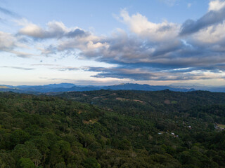 Green mountain landscape background