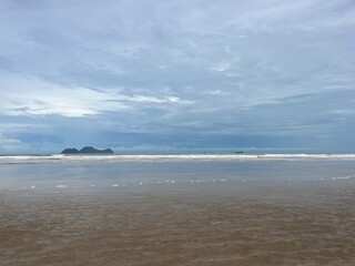 beach in the morning