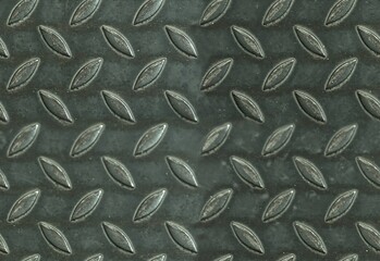 Checkered plate texture without end.