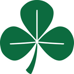 Four leaf silhouette Vector