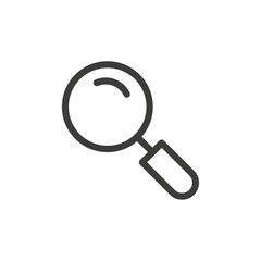 Search icon Simple outline vector logo