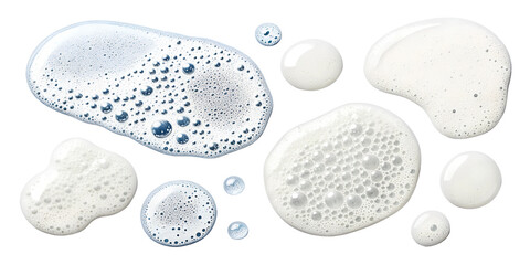 soap bubble on white background