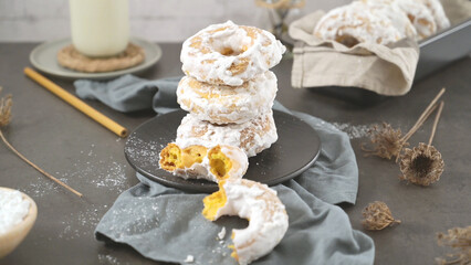 Sweet portuguese donuts