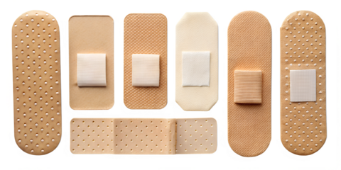 bandage on white background