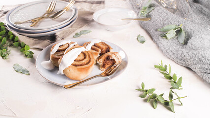 Sweet homemade cinnamon rolls