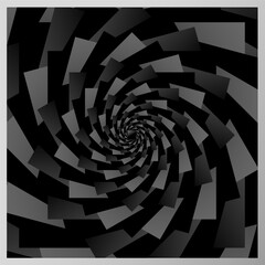 Modern Abstract op art pattern. Technology and Creative concept. Theme of black and white graphic. Template set for social media, banner, book cover, webdesign, wallpaper,presentation.