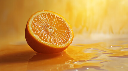 orange juice splash