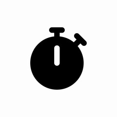 timer stopwatch icon sign vector