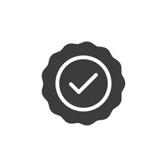 Approved icon simple vector symbol