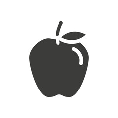 Apple icon simple vector symbol