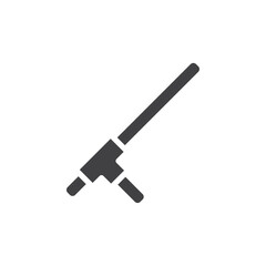 Baton icon simple vector symbol