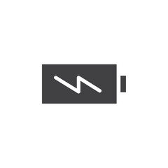 battery Charging icon simple vector symbol
