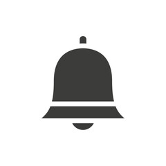 Bell icon simple vector symbol