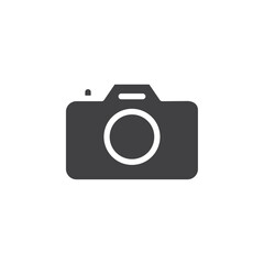 Camera icon simple vector symbol