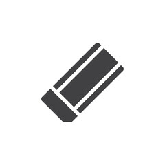 Eraser icon simple vector symbol