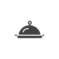 Tray icon simple vector symbol