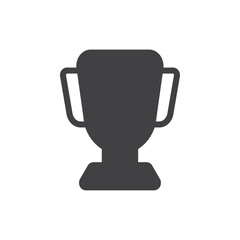 Trophy icon simple vector symbol