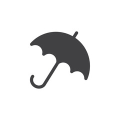 Umbrella icon simple vector symbol