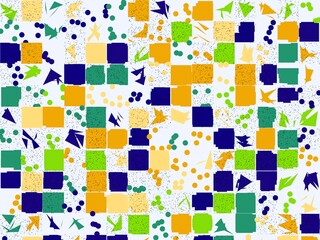 vivid and wild shape pattern in a procedural algorithmic output