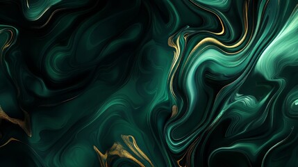 Dark green abstract background. christmas wallpaper. Ultra realistic. Photorealistic
