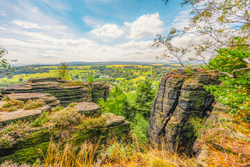 Cesko Svycarsko, Bohemian Switzerland - Tiske Steny on the North of Czech Republic