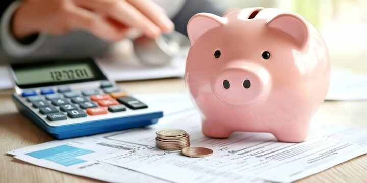 A representation of smart saving habits for future financial security.