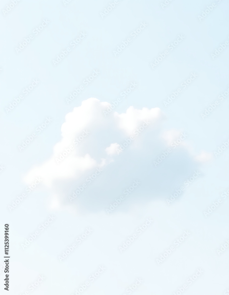 Poster isolated white clouds on a clear background available in transparent or white PNG format for easy image integration._00001_