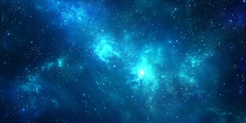 Naklejka premium Captivating Patterns and Light Elements in Abstract Blue Art