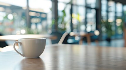 cup of tea to the desk in the office