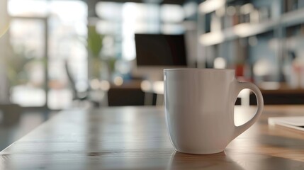 cup of tea to the desk in the office