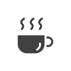 coffee cup icon Vector logo outline