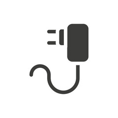 Charger adapter icon Vector logo outline