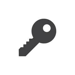 Key icon Vector logo outline