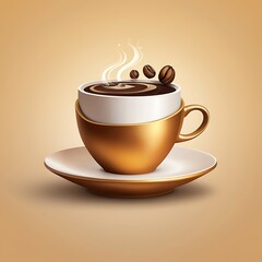 Obraz premium coffee shop logo