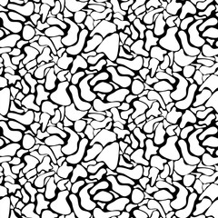 Seamless pattern with abstract black and white pattern