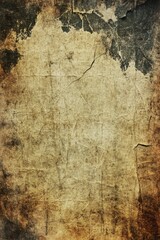 Fototapeta premium Vintage 'Wanted Dead Or Alive' Poster. Antique Grunge Texture with Blank Space for Customization