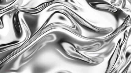 Sleek Silver Metallic Finish. Textured Surface with Smooth Aluminium Effect