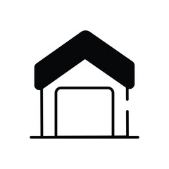 Garage vector icon