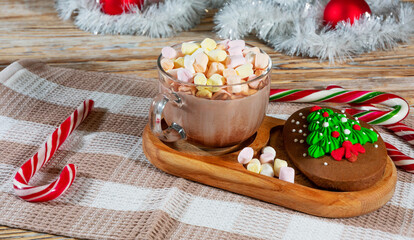 Festive Hot Cocoa with Christmas Treats