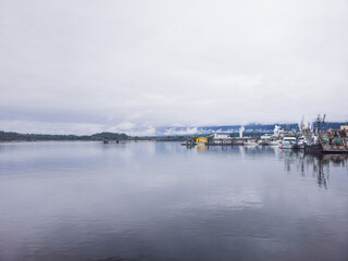 View on the Port Alberni Working Waterfront