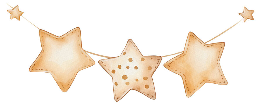 Garland with stars