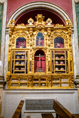 Obraz premium reliquary, church of San Ildefonso, church of the Jesuits, Toledo, Castilla-La Mancha, Spain