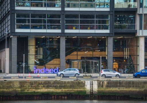 indeed recruitment agency building in dublin ireland december 2024