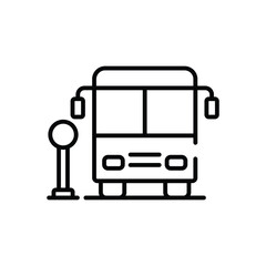 Bus Terminal vector icon
