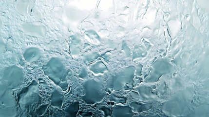 Naklejka premium Softly illuminated light blue frosted glass texture background with subtle gradient and gentle reflections, evoking a sense of serenity. Frosted. Illustration