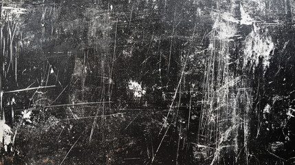 Distressed Black Texture  Scratched  Grunge  Worn Surface Background