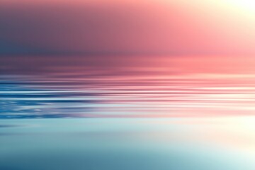 A sublime array of pastel hues reflecting off calm water, blending seamlessly into the horizon, creating a serene and harmonious visual experience.